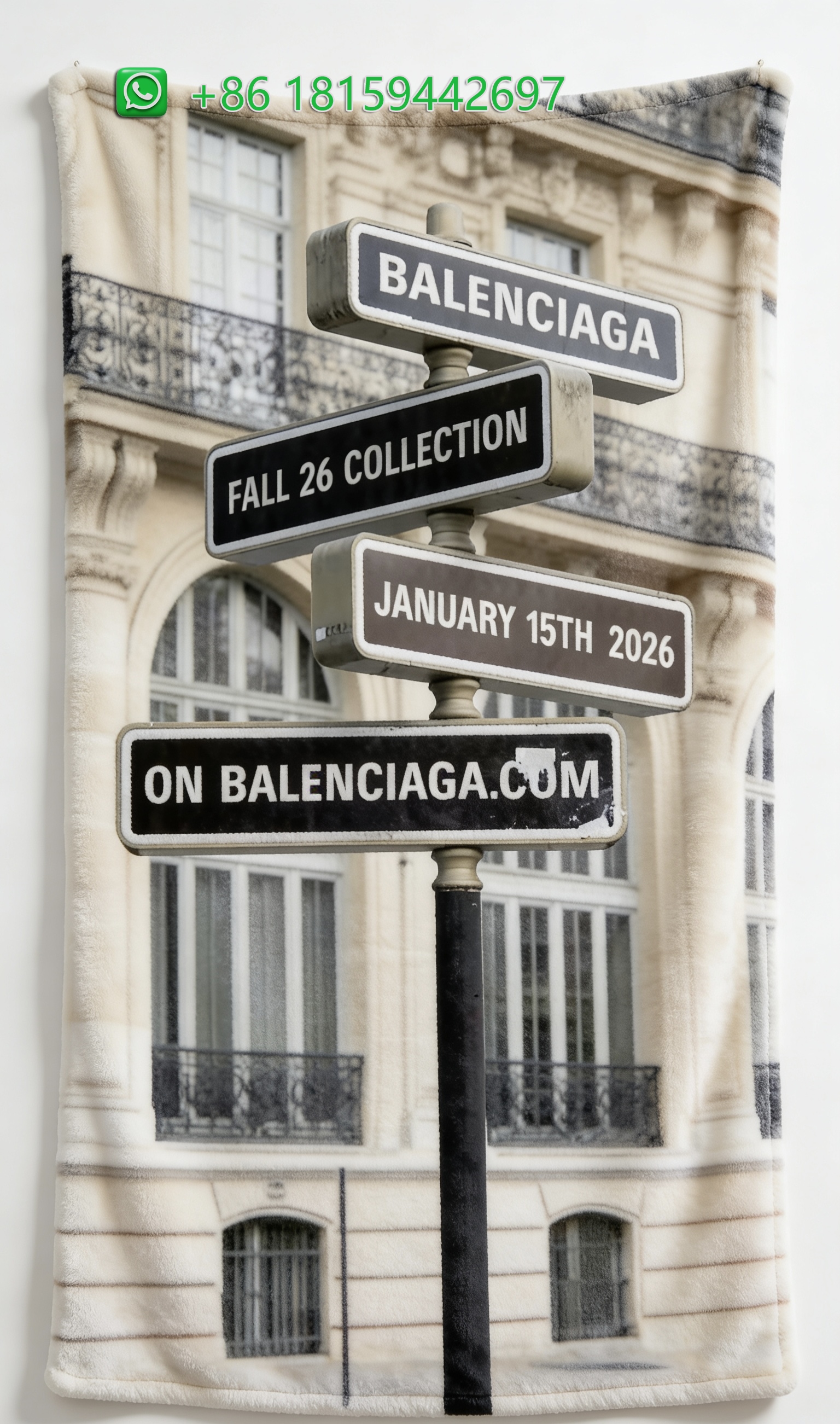 Balenciaga Throw Blankets